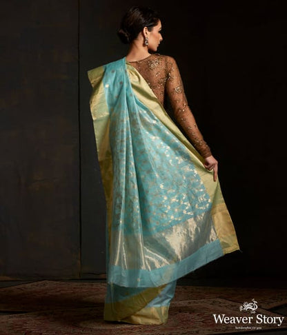 Light_Blue_cotton_silk_chanderi_saree_with_gold_zari_weave_WeaverStory_03