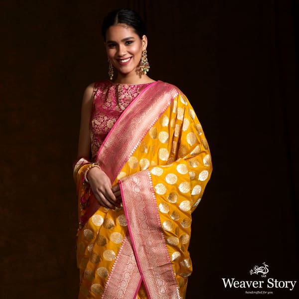 Yellow_Cutwork_Boota_with_Pink_Border_WeaverStory_01