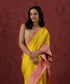 Handloom_Yellow_Pure_Katan_Silk_Tanchoi_Banarasi_Saree_With_Zari_Border_WeaverStory_01