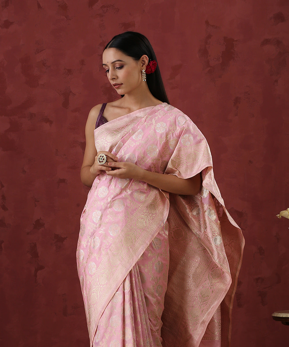 Handloom_Light_Pink_Pure_Katan_Silk_Banarasi_Saree_With_Cutwork_Weave_WeaverStory_01