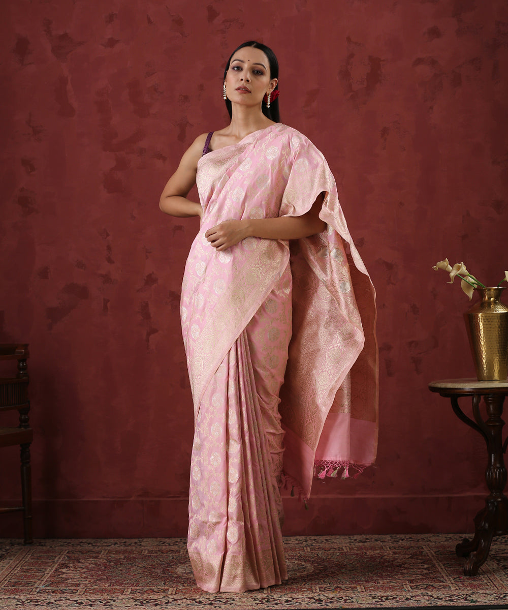 Handloom_Light_Pink_Pure_Katan_Silk_Banarasi_Saree_With_Cutwork_Weave_WeaverStory_02