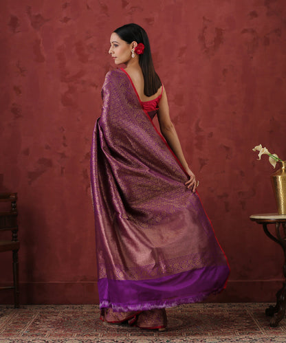 Purple_Handloom_Pure_Katan_Silk_Kimkhab_Banarasi_Saree_With_Antique_Zari_WeaverStory_03