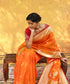 Orange_Dual_Tone_Handloom_Pure_Katan_Silk_Banarasi_Saree_With_Kadhwa_Boota_And_Konia_WeaverStory_01