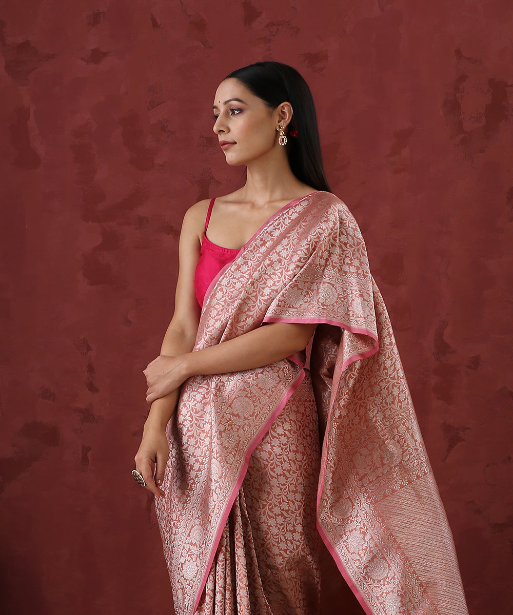 Handloom_Peach_Pure_Katan_Silk_Banarasi_Saree_with_Kimkhab_Weave_WeaverStory_01