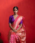 Pink_Handloom_Pure_Katan_Silk_Meenakari_Banarasi_Saree_With_Kadhwa_Jaal_WeaverStory_01