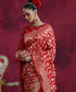 Red_Handloom_Pure_Katan_Silk_Banarasi_Jangla_Saree_In_Cutwork_Weave_WeaverStory_01