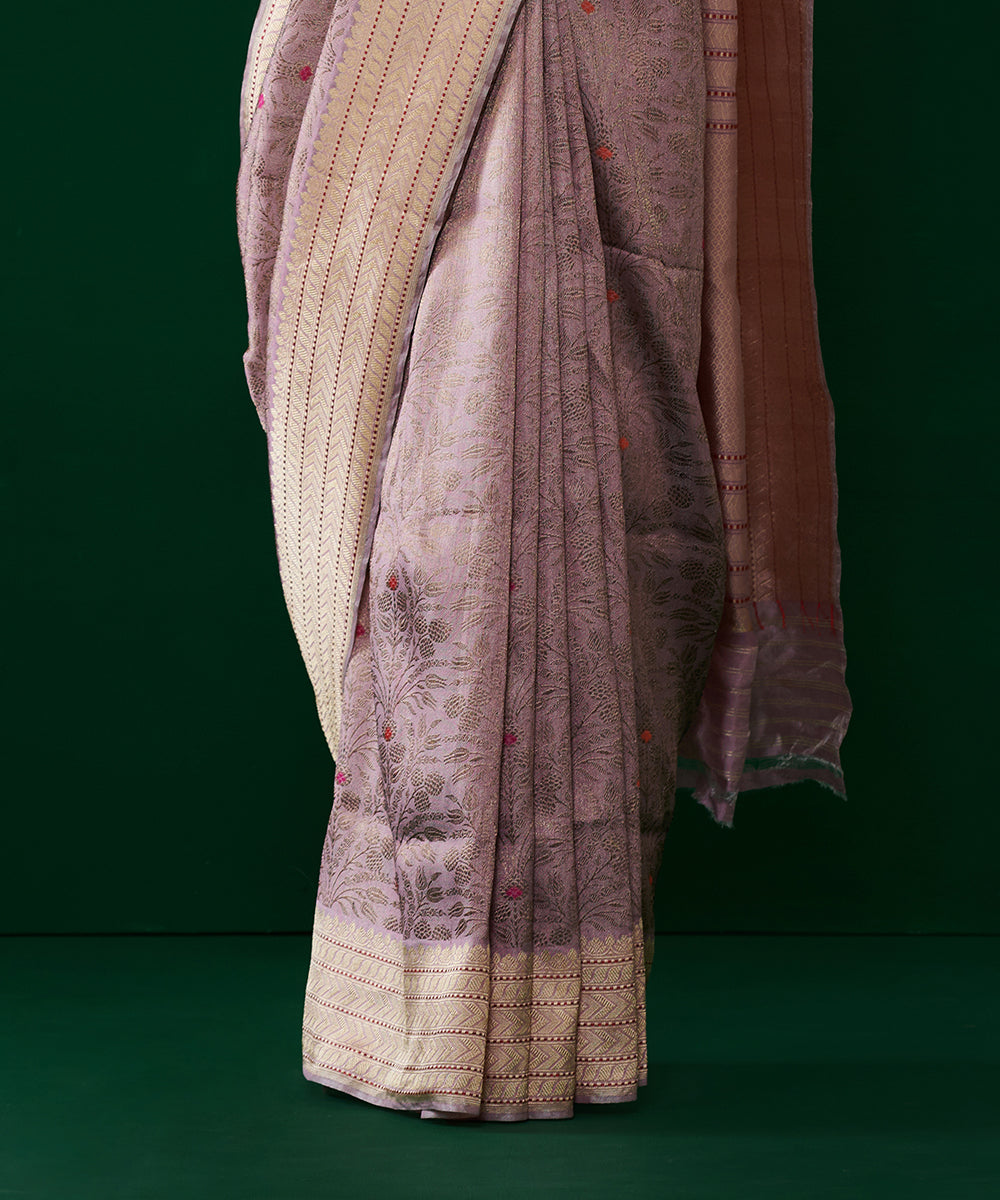 Handloom_Old_Rose_Tissue_Silk_Banarasi_Saree_With_Meenakari_And_Antique_Zari_WeaverStory_04