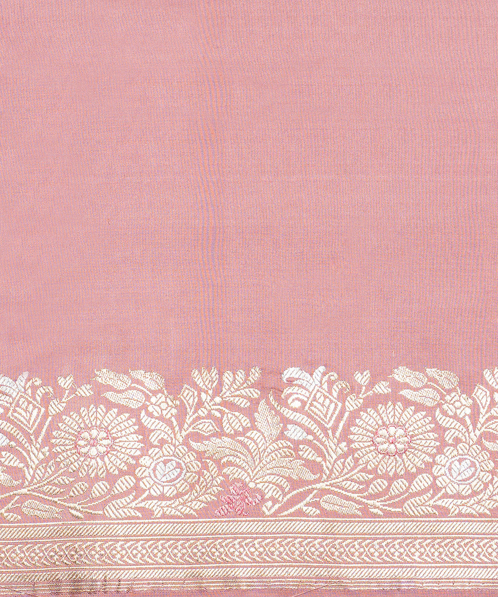 Handloom_Pink_Pure_Katan_Silk_Banarasi_Saree_With_Floral_Jaal_And_Meenakari_WeaverStory_04