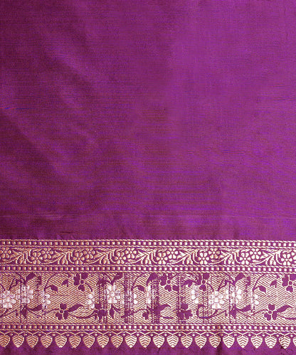 Purple_Handloom_Pure_Katan_Silk_Banarasi_Saree_With_Sona_Rupa_Kadhwa_Jaal_WeaverStory_05
