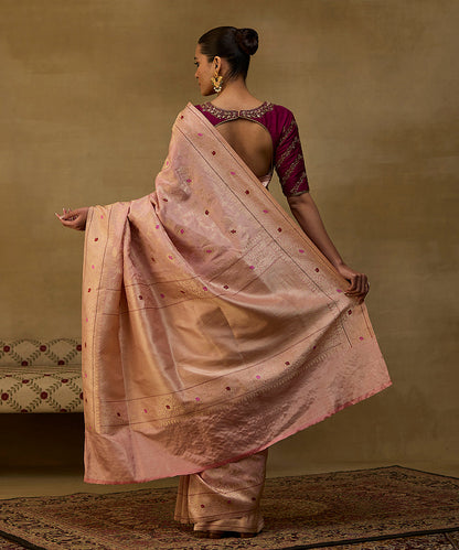 Light_Pink_Handloom_Pure_Katan_Tissue_Banarasi_Saree_With_Meenakari_Jaal_WeaverStory_03