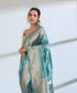 Handloom_Turquoise_Pure_Katan_Silk_Banarasi_Saree_with_Zari_Jaal_WeaverStory_01