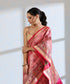 Pink_Handloom_Pure_Katan_Silk_Meenakari_Banarasi_Patola_Saree_With_Floral_Paithani_Border_WeaverStory_01