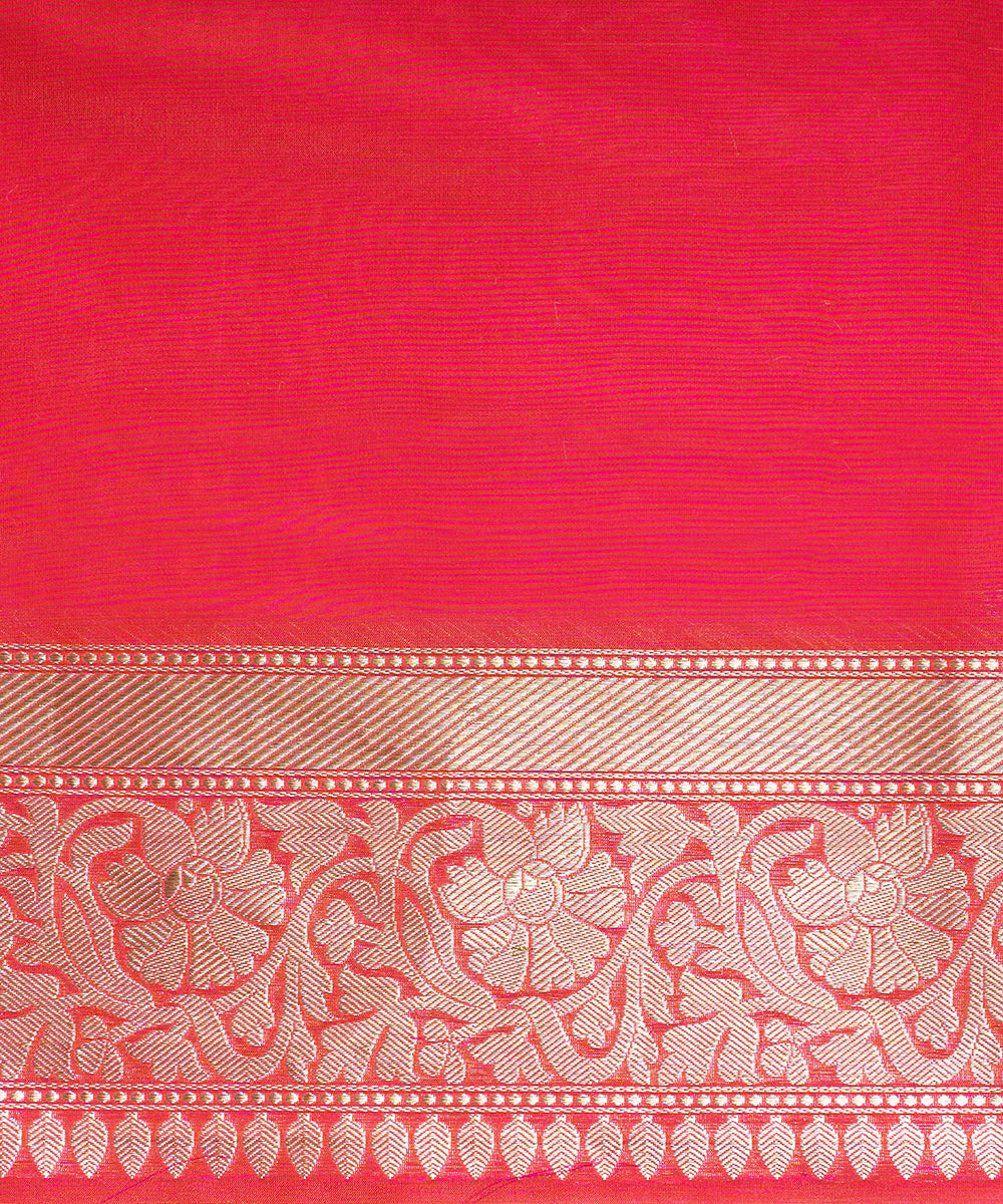 Pink_Handloom_Pure_Katan_Silk_Zari_Banarasi_Saree_With_Floral_Kadhwa_Border_WeaverStory_05
