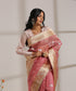 Old_Rose_Handloom_Kora_Silk_Banarasi_Saree_With_Kadhwa_Booti_And_Zari_Pallu_WeaverStory_01