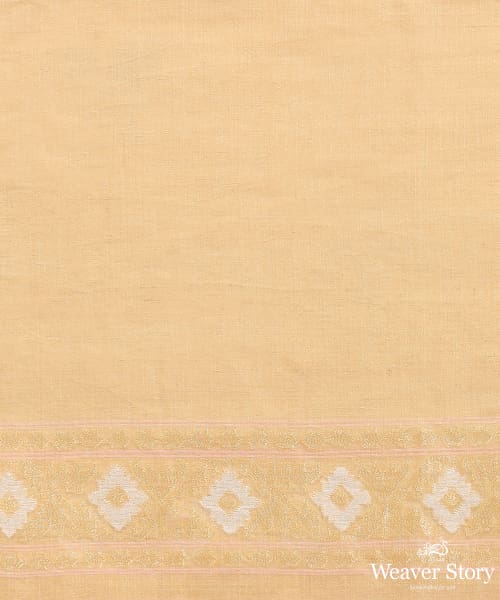 Beige_Handloom_Pure_Cotton_Banarasi_Jamdani_Saree_With_Aada_Jaal_WeaverStory_05