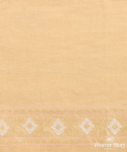 Beige_Handloom_Pure_Cotton_Banarasi_Jamdani_Saree_With_Aada_Jaal_WeaverStory_05