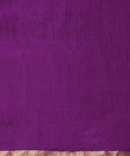 Purple_Handloom_Kora_Silk_Banarasi_Saree_With_Horizontal_Stripes_WeaverStory_05