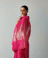 Handloom_Pink_Katan_Silk_Banarasi_Saree_With_Horizontal_Stripes_WeaverStory_01