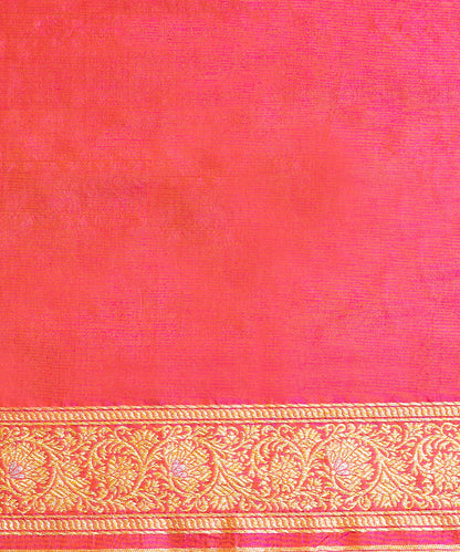 Handloom_Pink_And_Orange_Dual_Tone_Pure_Katan_Silk_Banarasi_Saree_With_Kadhwa_Jaal_WeaverStory_05