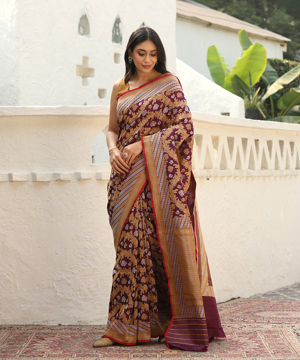 Handloom_Purple_Pure_Katan_Silk_Banarasi_Saree_With_Aada_Sona_Rupa_Jaal_WeaverStory_02