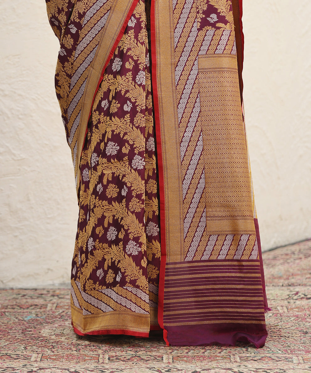 Handloom_Purple_Pure_Katan_Silk_Banarasi_Saree_With_Aada_Sona_Rupa_Jaal_WeaverStory_04