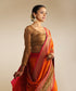 Handloom_Mustard_Dupion_Silk_Banarasi_Saree_With_Broad_Pink_Zari_Border_WeaverStory_01