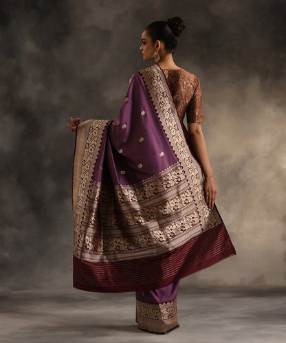 Handloom_Purple_Pure_Katan_Silk_Banarasi_Saree_With_Kadhwa_Border_WeaverStory_03