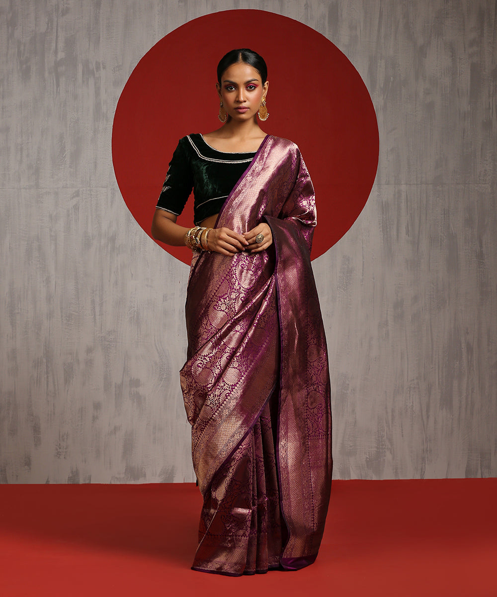 Purple_Handloom_Kimkhab_Pure_Katan_Silk_Banarasi_Saree_WeaverStory_02