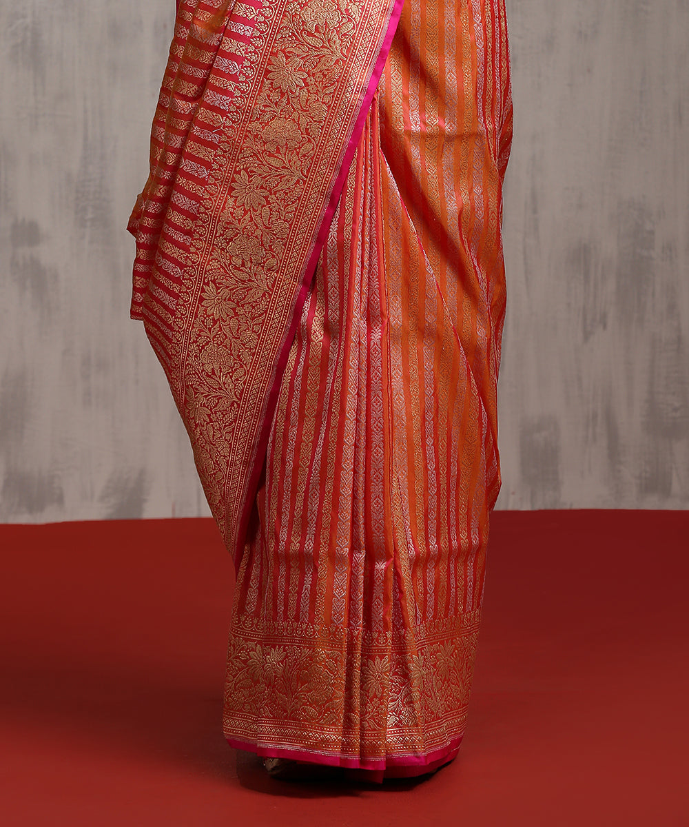 Handloom_Pink_And_Peach_Dual_Tone_Pure_Katan_Silk_Banarasi_Saree_WeaverStory_04