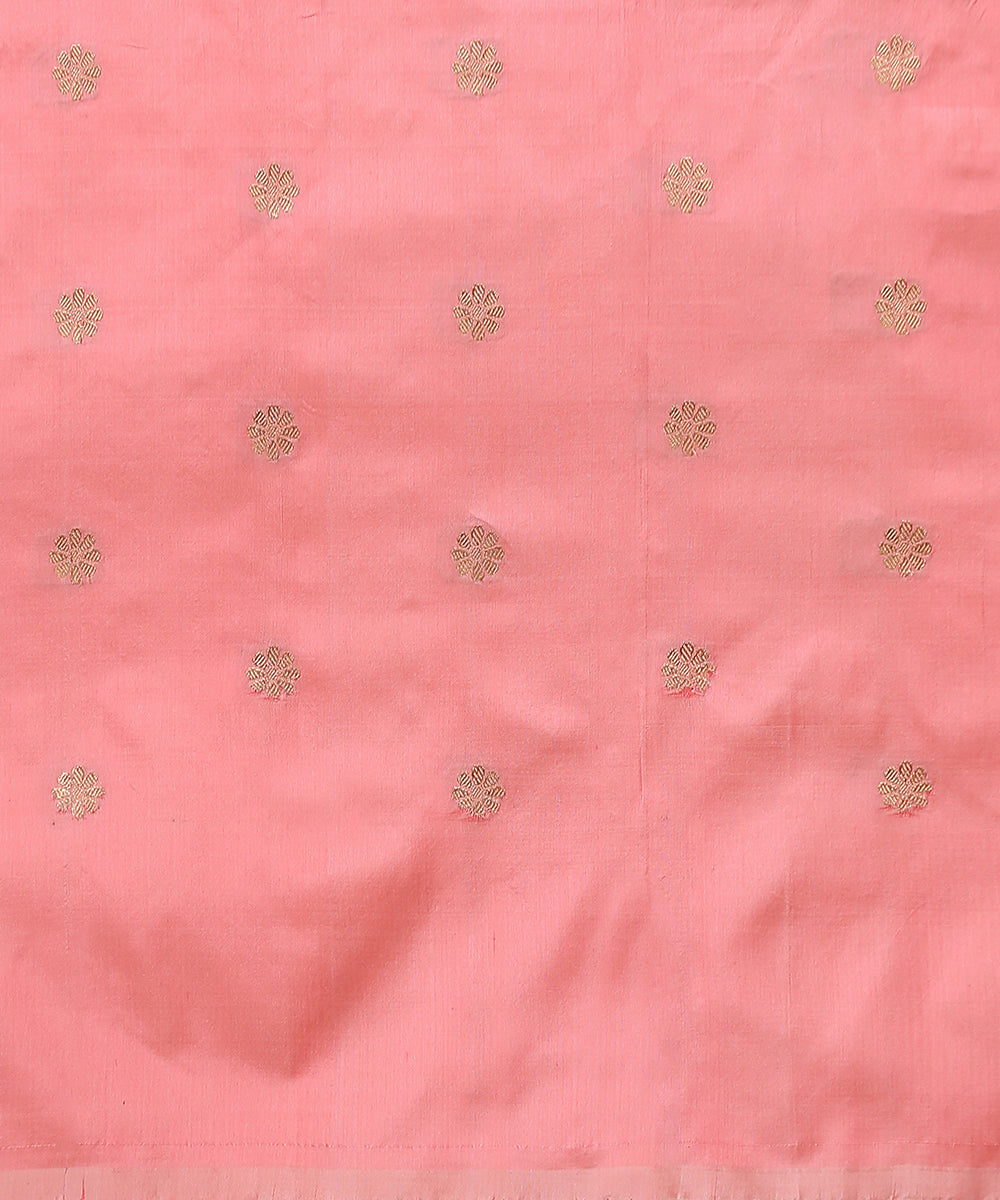 Handloom_Pink_Pure_Katan_Silk_Banarasi_Saree_With_Kadhwa_Booti_WeaverStory_05