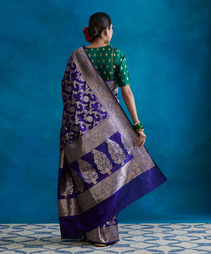 Royal_Blue_Handloom_Pure_Katan_Pure_Silk_Banarasi_Saree_With_Sona_Rupa_Jaal_WeaverStory_03