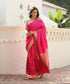 Handloom_Rani_Pink_Pure_Katan_Silk_Banarasi_Saree_With_Small_Booti_Saree_WeaverStory_02