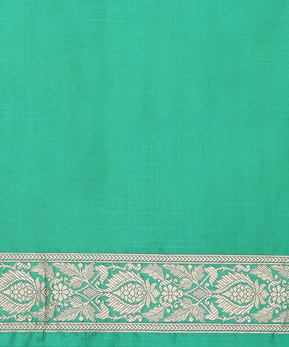 Handloom_Seafoam_Green_Pure_Katan_Silk_Banarasi_Saree_With_Jangla_Design_WeaverStory_05