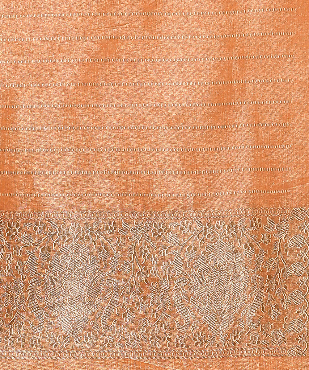 Light_Orange_Handloom_Pure_Katan_Tissue_Silk_Banarasi_Saree_WeaverStory_05