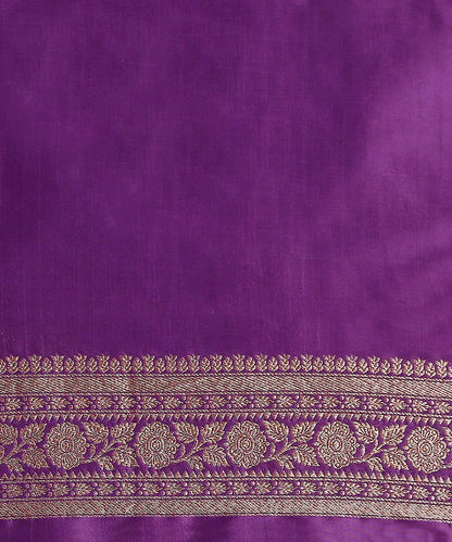 Purple_Handloom_Pure_Katan_Silk_Banarasi_Saree_With_Antique_Zari_WeaverStory_05