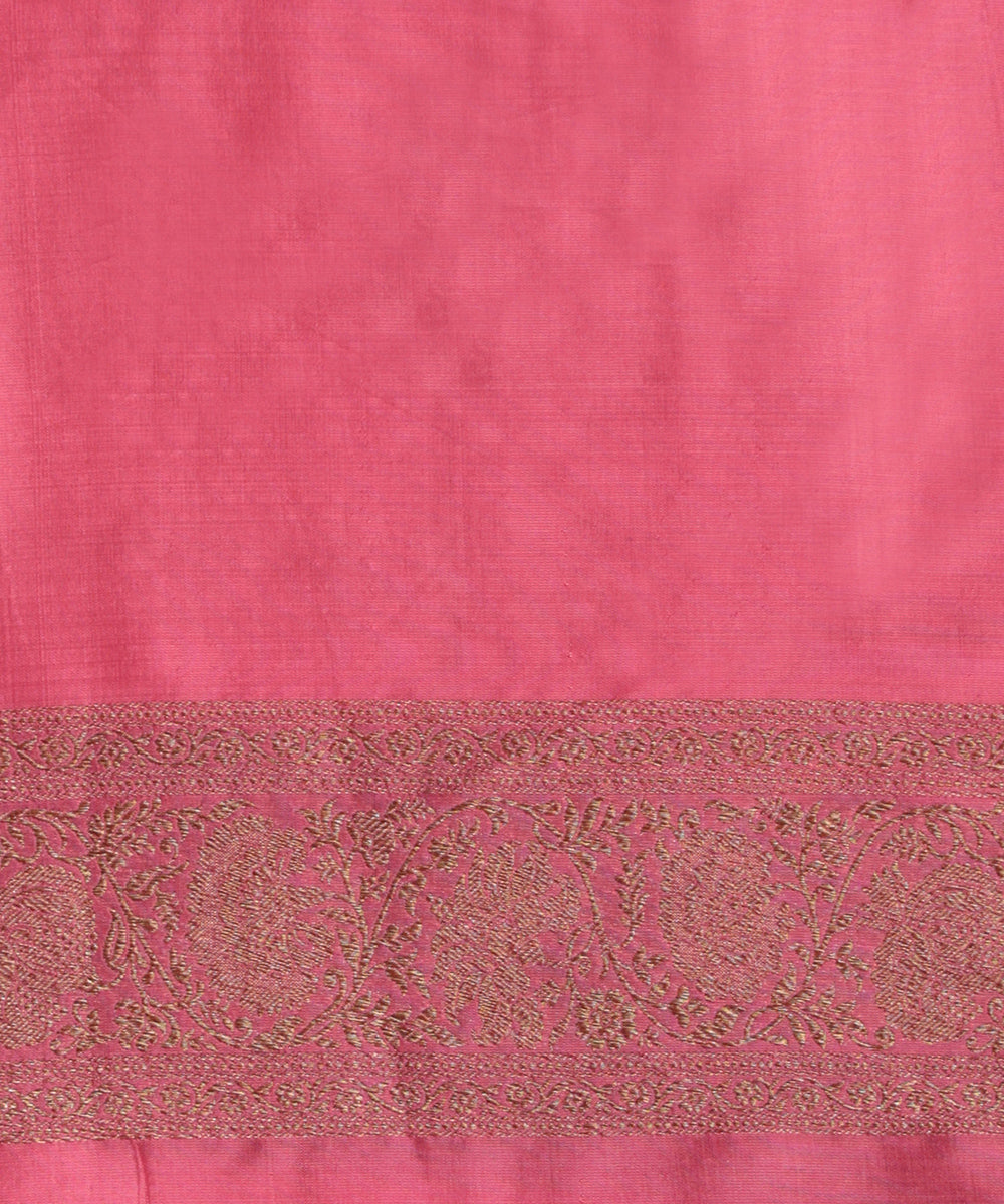 Pink_Handloom_Pure_Katan_Silk_Antique_Zari_Banarasi_Saree_With_Kimkhab_Weave_WeaverStory_05