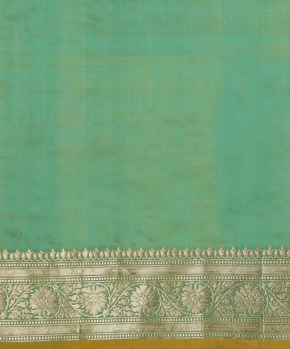 Handloom_Mint_Green_Double_Shade_Pure_Katan_Silk_Banarasi_Saree_WeaverStory_05