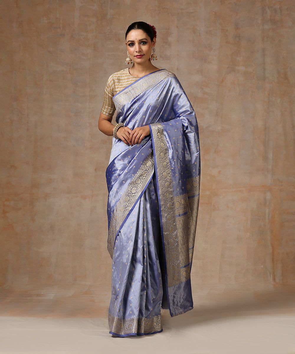 Handloom_Sky_Blue_Pure_Katan_Silk_Banarasi_Saree_With_Cutwork_Booti_WeaverStory_02