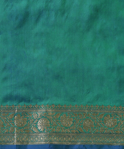 Peacock_Green_Handloom_Double_Shade_Pure_Katan_Silk_Banarasi_Saree_WeaverStory_05