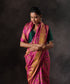 Handloom_Pink_Pure_Mulberry_Silk_Single_Ikat_Patola_Saree_WeaverStory_01