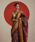 Handloom_Dark_Maroon_Pure_Mulberry_Silk_Patola_With_Tissue_Border_Saree_WeaverStory_01