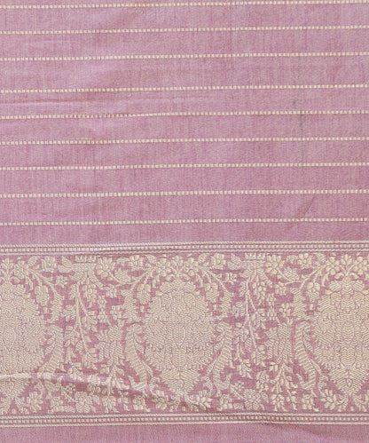 Handloom_Dust_Purple_Cotton_Tissue_Banarasi_Saree_With_Kadhwa_Booti_WeaverStory_05