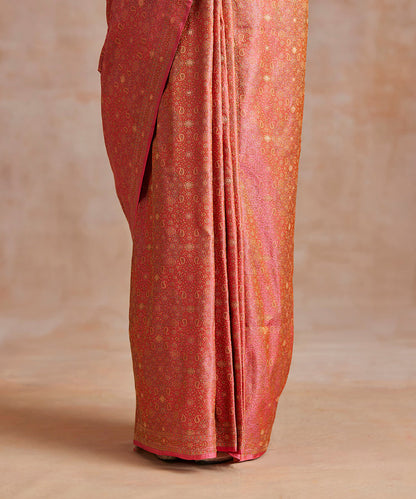 Handloom_Blush_Pink_Pure_Katan_Silk_Tanchoi_Banarasi_Saree_With_3_Color_Resham_WeaverStory_04