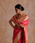 Handloom_Red_Double_Shade_Pure_Katan_Silk_Banarasi_Saree_With_Resham_And_Booti_WeaverStory_01