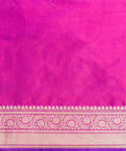 Purple_Handloom_Pure_Katan_Silk_Banarasi_Saree_With_Gold_Cutwork_Booti_WeaverStory_05