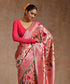 Handloom_Rani_Pink_And_Gold_Pure_Katan_Silk_Kimkhab_Banarasi_Saree_WeaverStory_01