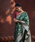 Handloom_Emerald_Green_Pure_Katan_Silk_Jangla_Banarasi_Saree_WeaverStory_01