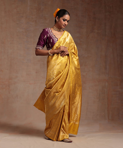 Mustard_And_Gold_Handloom_Pure_Katan_Silk_Kimkhab_Banarasi_Saree_With_Zari_Work_WeaverStory_02