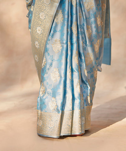 Pigeon_Blue_Handloom_Pure_Gajji_Silk_Tanchoi_Banarasi_Saree_WeaverStory_04