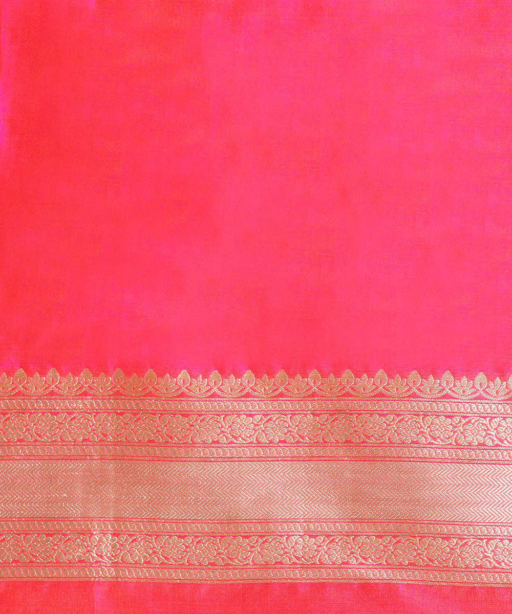 Handloom_Pink_And_Orange_Dual_Tone_Pure_Katan_Silk_Banarasi_Saree_WeaverStory_05